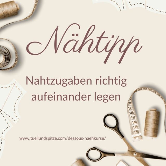 Beachte die Nahtzugaben beim Dessousnähen! 👙
Lege dir das Schnittmuster neben die Nähmaschine, wenn du dir unsicher bist, wie genau die Stoffteile aufeinander gehören!
Bild 2: Teilnaht auf Teilnaht (= rote Linie im Bild); so werden die Stoffteile zusammengenäht.
Wird die Nahtzugabe nicht beachtet, und du nähst die Stoffteile Spitze auf Spitze liegend aneinander (Bild 3), wirst du einen Versprung deiner Schnittteile erhalten. An manchen Stellen kann man etwas "mogeln". Aber gerade an den Stellen, an denen Gummibänder angenäht werden, fehlt dann die Nahtzugabe und du erhältst ein unschönes Loch an dieser Stelle.
Liegen die Nahtzugaben bei deinen Stoffteilen korrekt übereinander, erhältst du eine fließende, durchgehende Linie (Bild 4)👙
Dir ist es immer noch ein Rätsel, wie du überhaupt mit elastischen Stoffen und Gummibändern umgehen sollst und diese so nähst, das keine Beulen entstehen? Schau' doch mal in meinem Kurskalender nach den Terminen. Bestimmt ist auch der passende Kurs für dich dabei. Du erhältst viele hilfreiche Tipps und Tricks, die dir künftig dabei helfen, deine eigene Dessous-Kollektion zu nähen:
➡️ tuellundspitze.com/dessous-naehkurse/
#nähtipp #dessousnähen #dessousnähkurse #nahtzugabe #schnittteileverarbeiten #nähkursewiesbaden #dessousmaßschneiderei #dessousschneiderei #tüllundspitzewiesbaden #wiesbaden #dasnäheichmirselbst #modefürfrauen #dessous #lingerie #underwear #lingeriesupplies #dessousmaterialien #kreativpakete