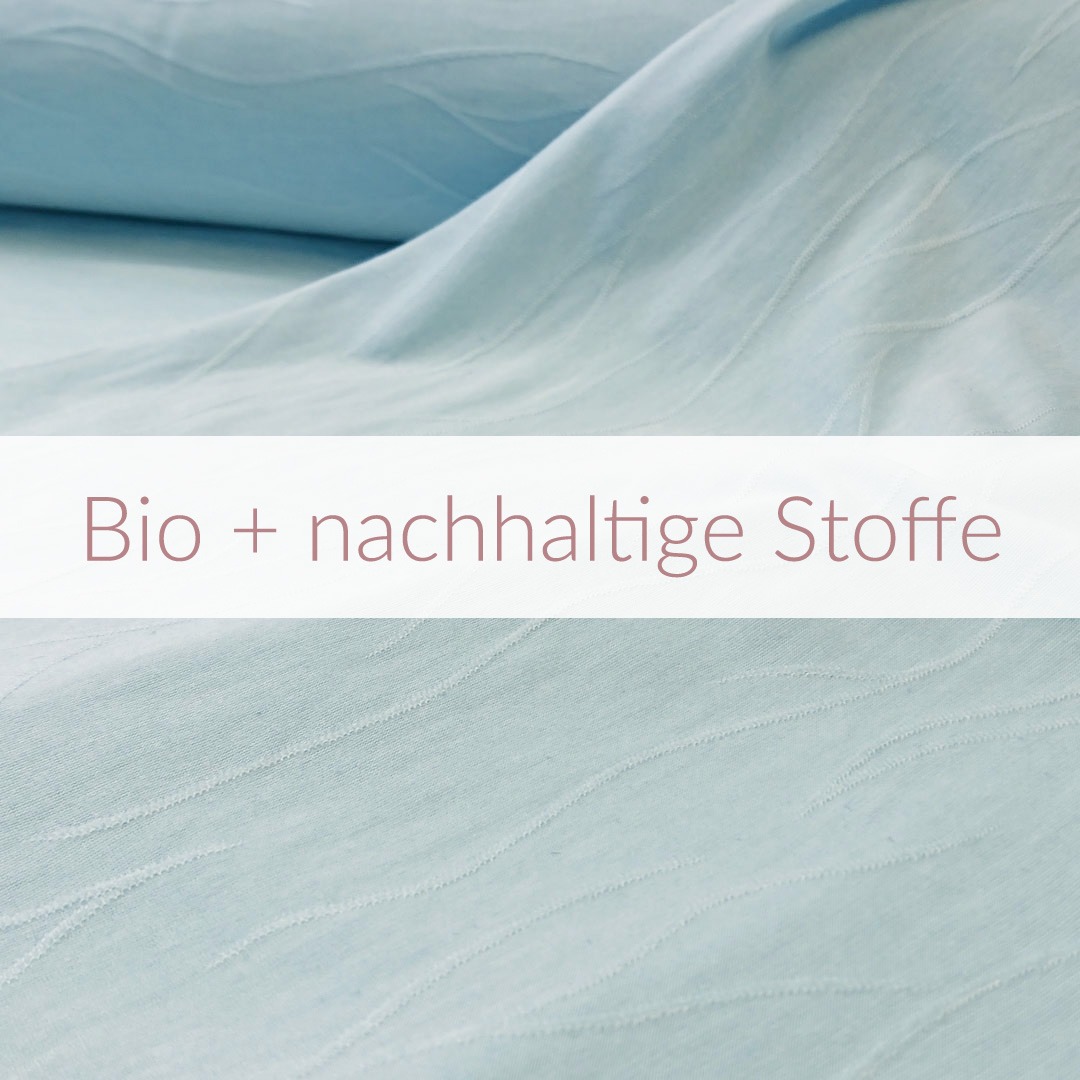 Shop Kategorie Bio und nachhaltige Stoffe