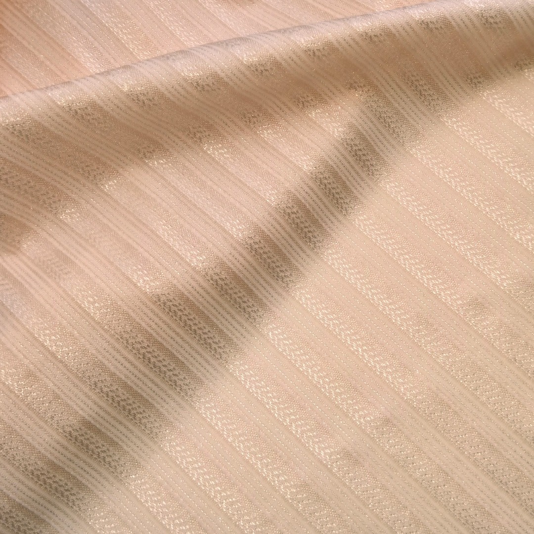 Mikrofaser in Apricot, gestreift