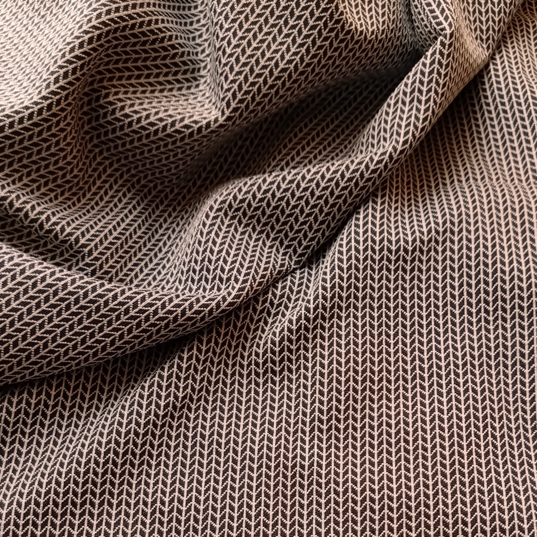 Dessousstoff in Braun mit Muster