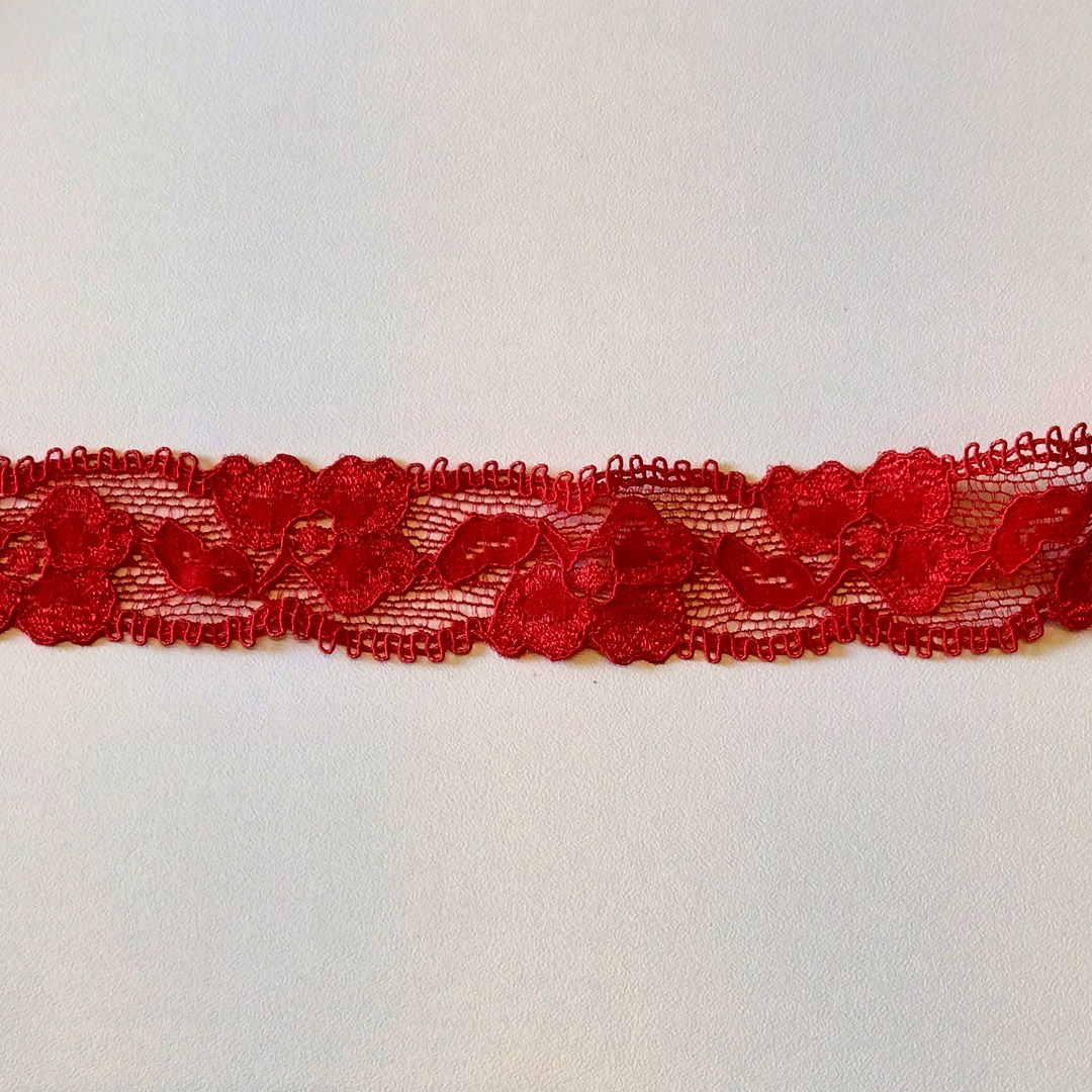 Materialpaket für Dessousset in Rot | Nähset mit Stoff, Spitze & Kurzwaren