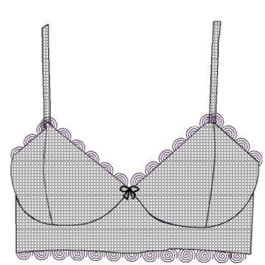 Bustier Schnittmuster kleine Größen